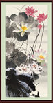 国画荷花