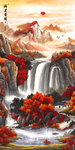 山水水墨画