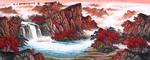 天开鸿运山水画
