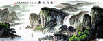 江山如画山水画国画
