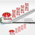 民族团结楼梯文化墙
