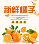 新鲜橙子