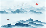 现代山水画