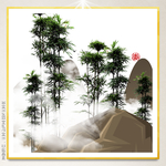 抽象泼墨画