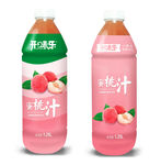 蜜桃汁饮品包装(源文件为平面)