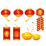 矢量仿真春节元素