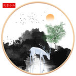 新中式山水小品