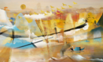 抽象油画