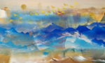 抽象油画
