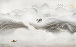 复古新款山水画 TIF分层