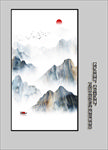 玄关山水壁画