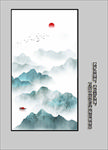 玄关山水装饰画