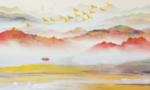 抽象油画