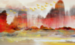 抽象油画