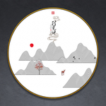 山水画风景