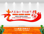 不忘初心文化墙