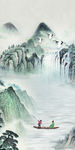 大气山水中国风画 TIF分层