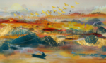 抽象油画