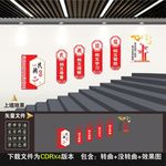 民族团结楼梯文化墙