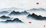 新中式山水图