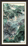 竖幅中国画