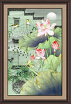 国画荷花