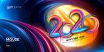 简约大气2020年鼠年大吉