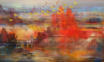 抽象油画