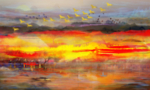 抽象油画