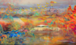 抽象油画