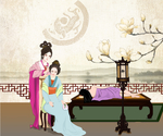 古代仕女养生