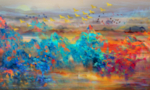 抽象油画