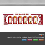 文明餐桌文化墙