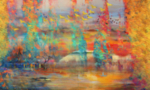抽象油画