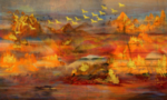 抽象油画