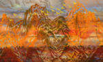 抽象油画