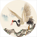 仙鹤国画