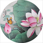 荷花工笔画