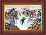 巨幅山水画