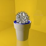 花草模型 花盆模型 绿叶 植物