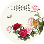 牡丹国画