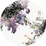 紫气东来装饰画