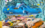 梦幻海底世界3d背景墙