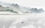 大气奢华意境山水 TIF分层