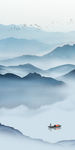 新中式山水意境玄关 TIF分层