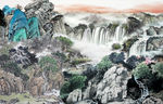 电视背景 山水国画