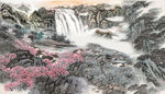 电视背景 山水国画