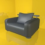 沙发模型 休闲座椅 C4D模型