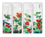 国画荷花