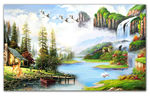 风景 油画
